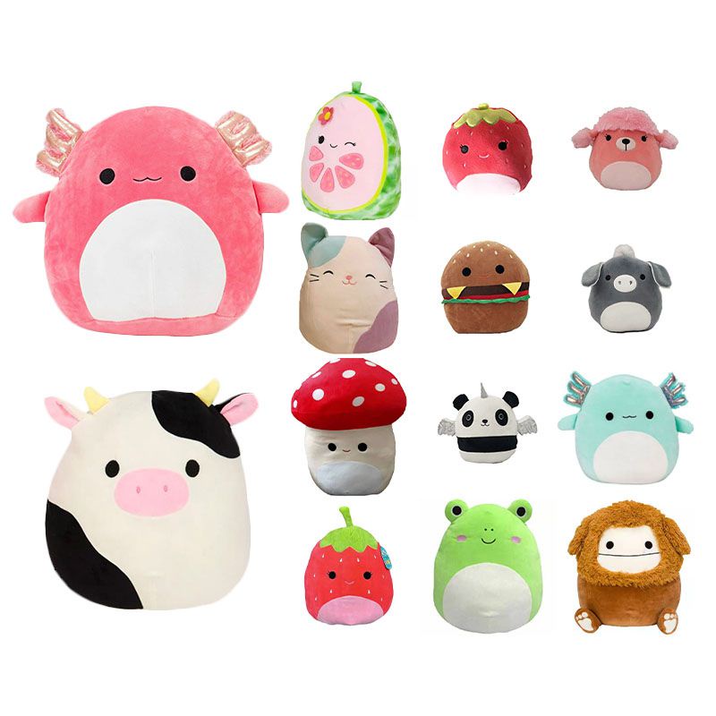 【Ready Stock！！】Squishmallow Plush Toy Plushie Doll Stuffed Gordon Benny Malcolm Archie Avery