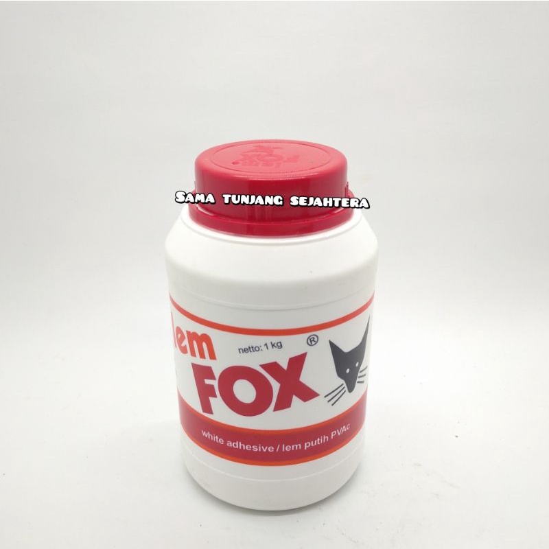 Jual Lem Fox Putih Kg Lem Putih Adhesive Pvac Kayu Kertas Gr