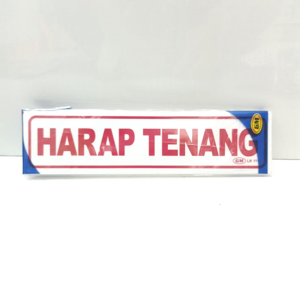 

Acrylic Gm Tulisan Harap Tenang Acrylic Gm Tulisan Harap Tenang
