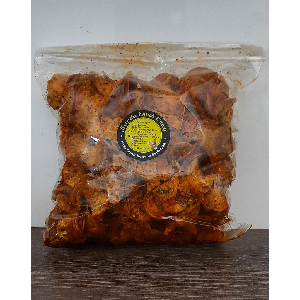 

Kripda Emak Oneng Bawang Daun Jeruk 500gr PEDAS