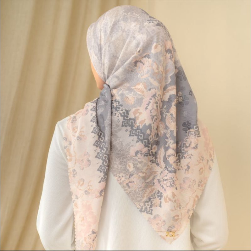 Wearing Klamby Serayu Series Scarf Misty