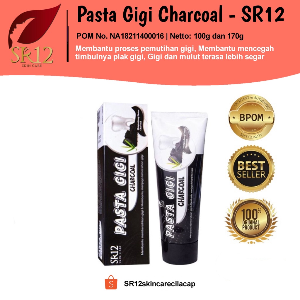 SR12 Pasta gigi/perontok karang gigi/siwak dan sirih/charcoal/pencegah plak gigi/pemutih gigi/penceg