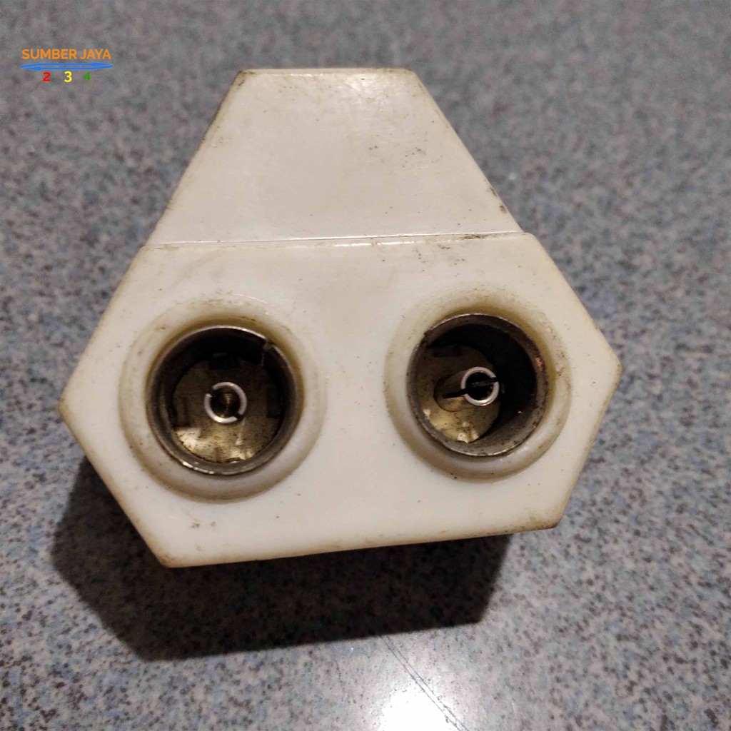Konektor Sambungan/Splitter T Jack Antena TV  TERMURAH