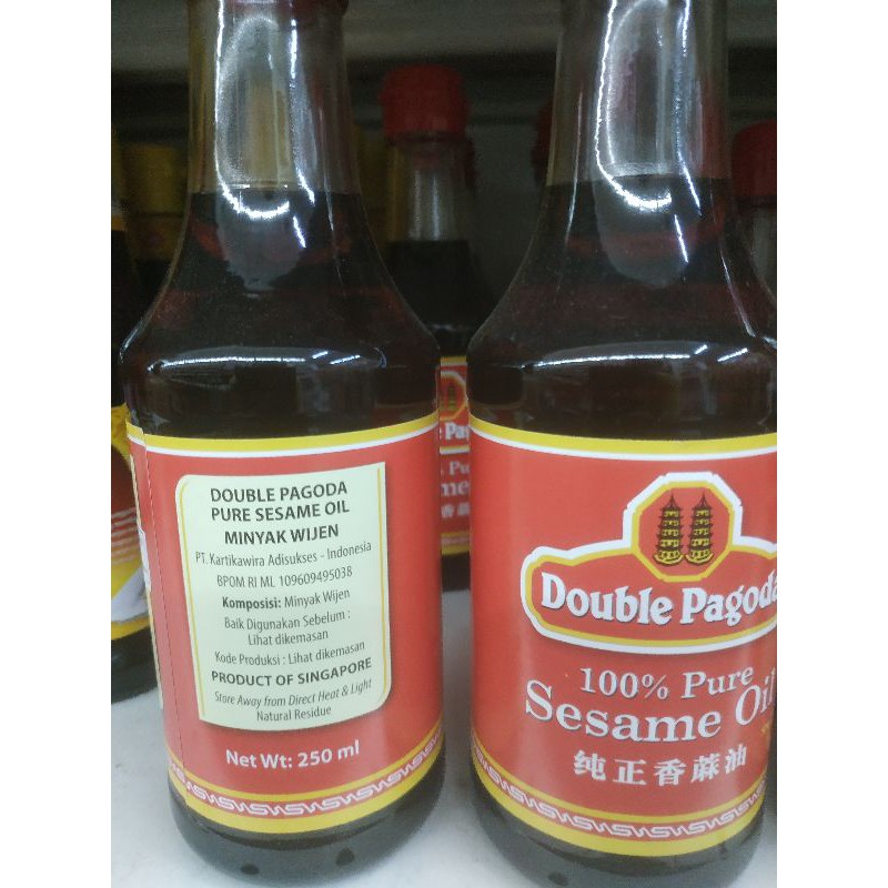 

minyak wijen murni 100% double pagoda 150ml