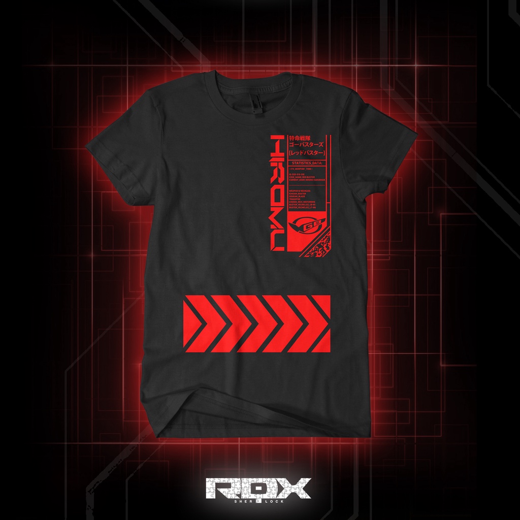 Tokumei Sentai Go-Buster Techwear Shirt Tokusatsu