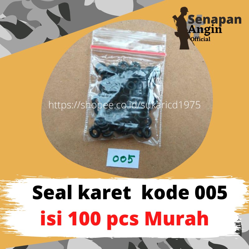 Jual Seal Oring Sil Sparepart Angin Sharp Inova tiger kode 005 isi 100