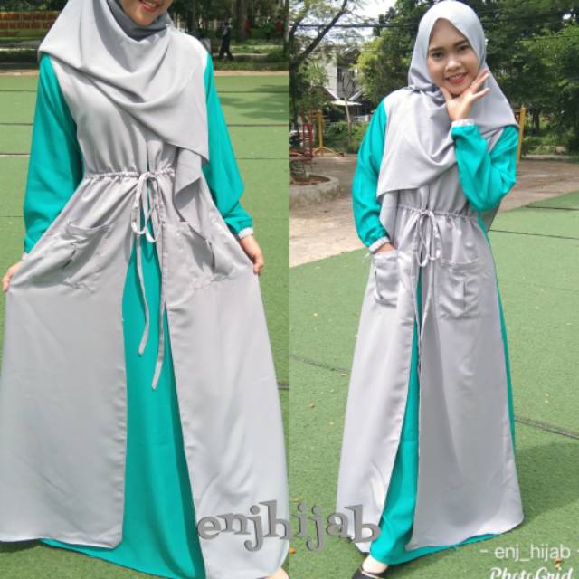 BAJU GAMIS BUSANA MUSLIM WANITA DRESS REMAJA GAMIS SABIAN TERBARU
