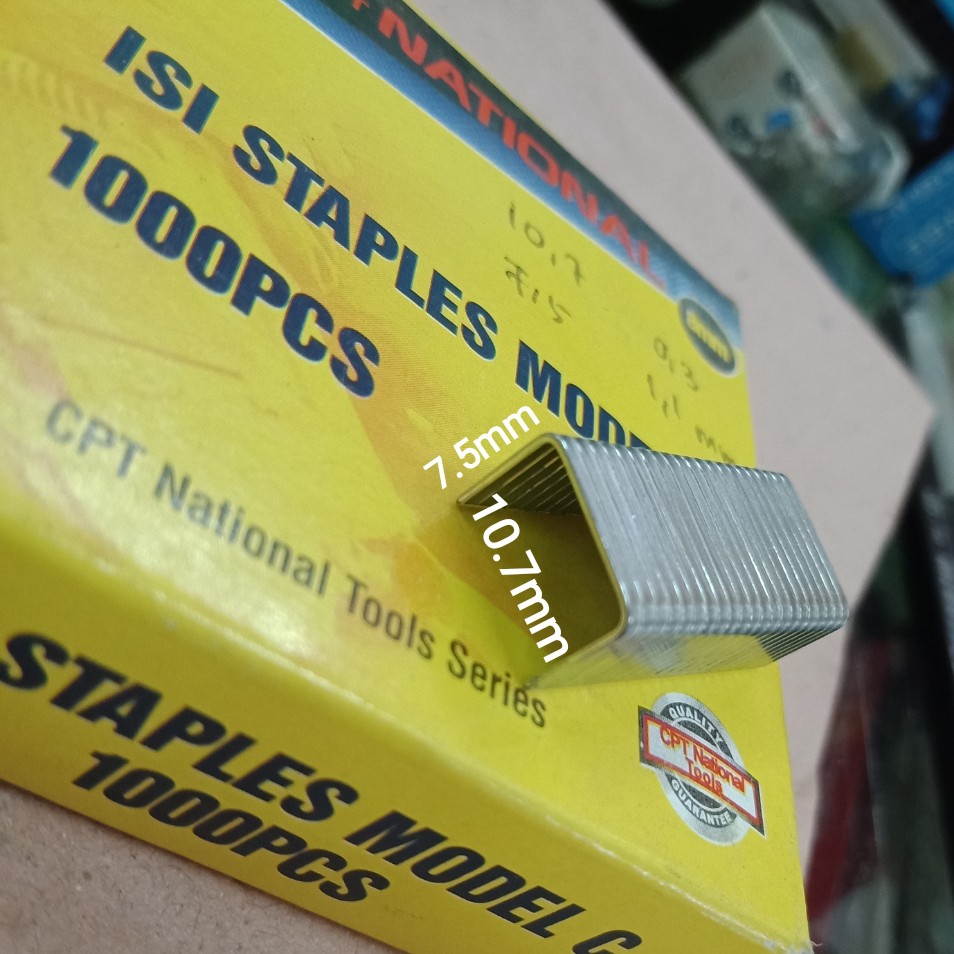 

Isi Staples Gun 10.7mm x 8 mm model C - Model MAX