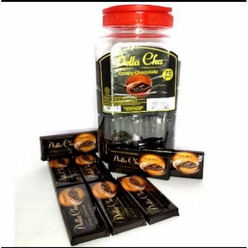 

Della Cha Crispy Chocolate Toples isi 70 pcs