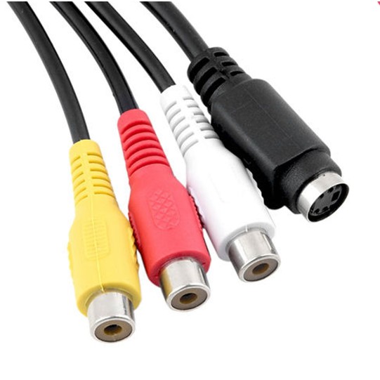 Trend-Kabel converter VGA male to 3 RCA female 1 S-VIDEO composite TV AV video