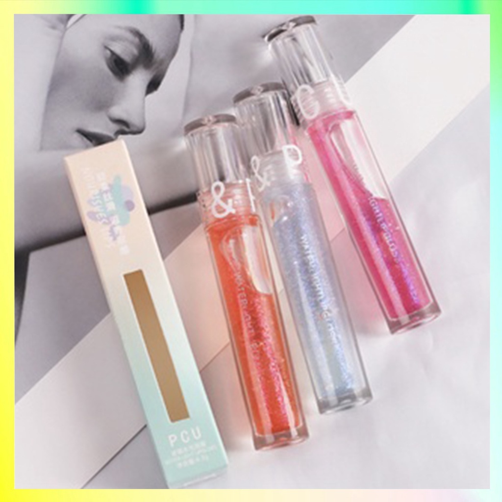 Water Light Lip Gloss Transparant Glasting Glossy Lipstick Moisturizing and brightening lips Korean XX057