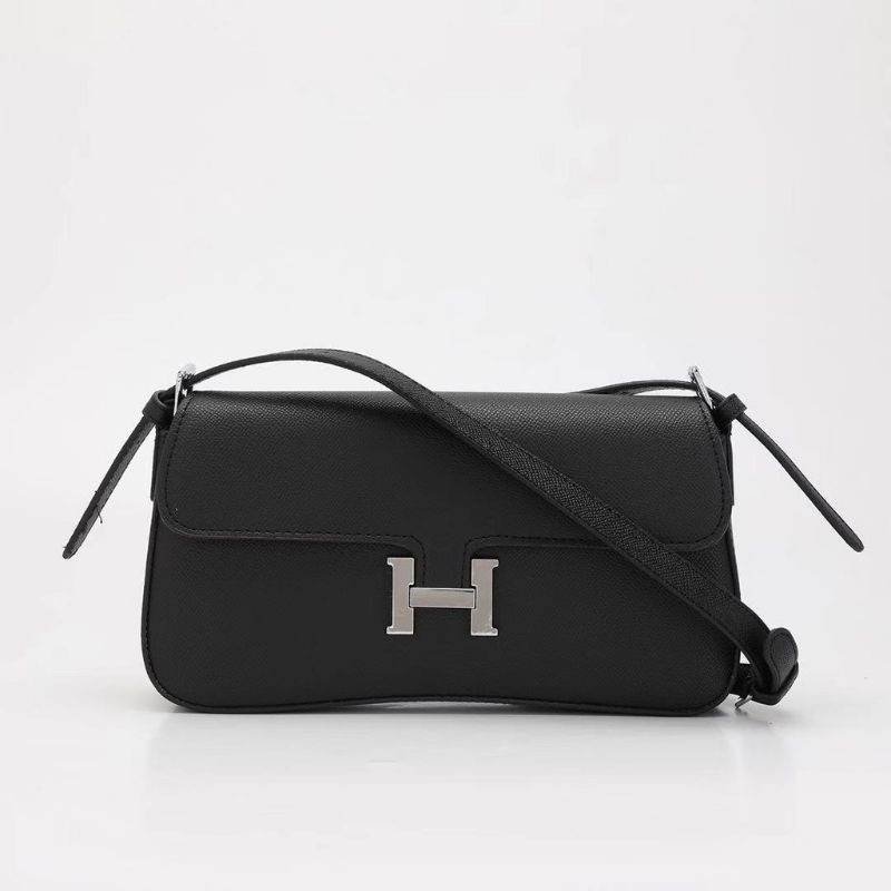 tas pesta belanja kecil persegi panjang mini bag tenteng kulit magnet leather doff dove vintage