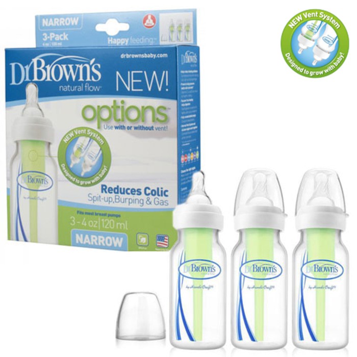 Dr. Brown's PP Option Narrow Bottle 3pcs/pack (Ready varian ukuran) y