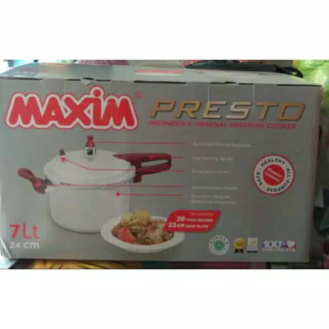 Maxim Panci Presto 7Liter 24Cm