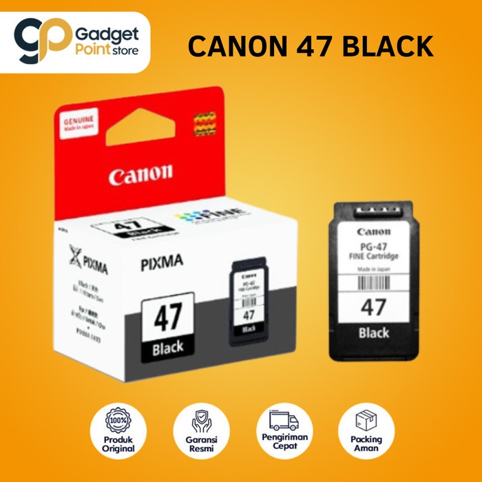 Tinta Canon PG-47 Ink Cartridge Original