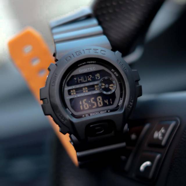 Jam tangan sport digitec classic black original