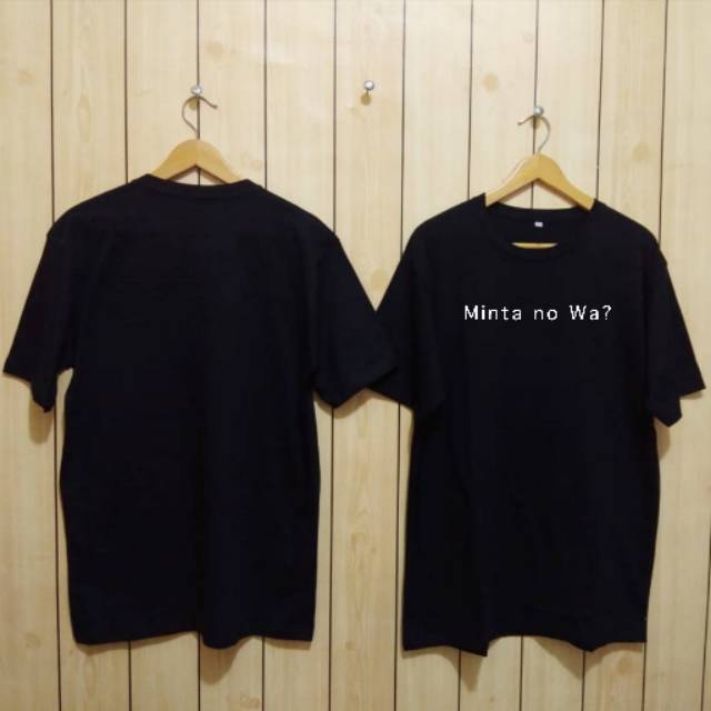 KAOS MINTA NO WA DISTRO PREMIUM