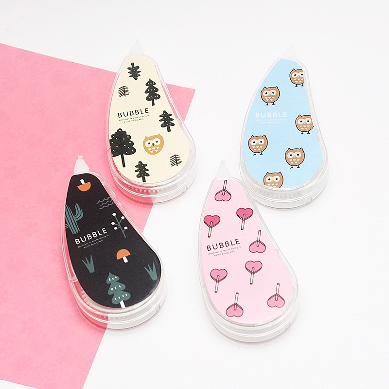

Treeinart Bubble White Correction Tape (Tip Ex)
