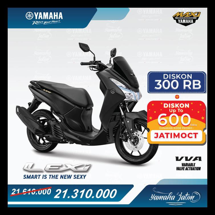 Yamaha Lexi 2019 Surabaya - Hitam SALE