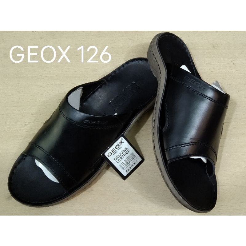 sandal geox asli kulit sapi