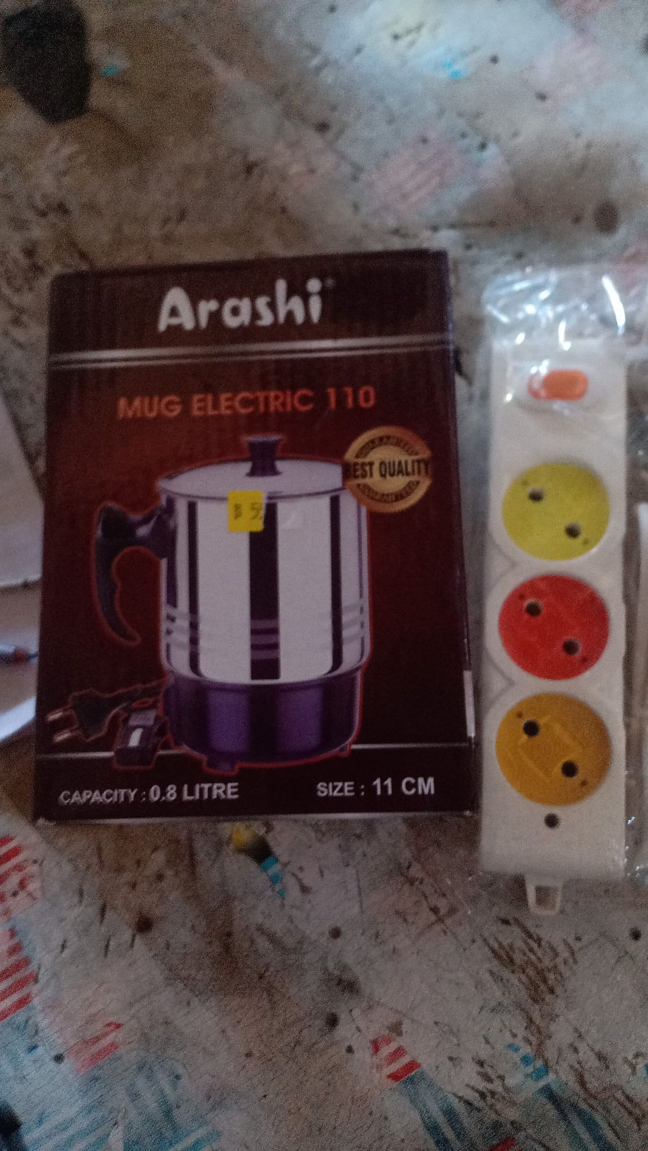 Teko Listrik Pemanas 11cm 12cm Teco Eskan Stenlis Mug Elektrik Electric Heating Cup Hyperlite 220v