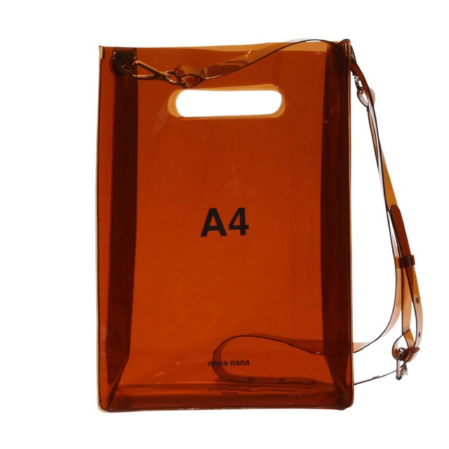 

Nana-Nana PVC bag A4 brown