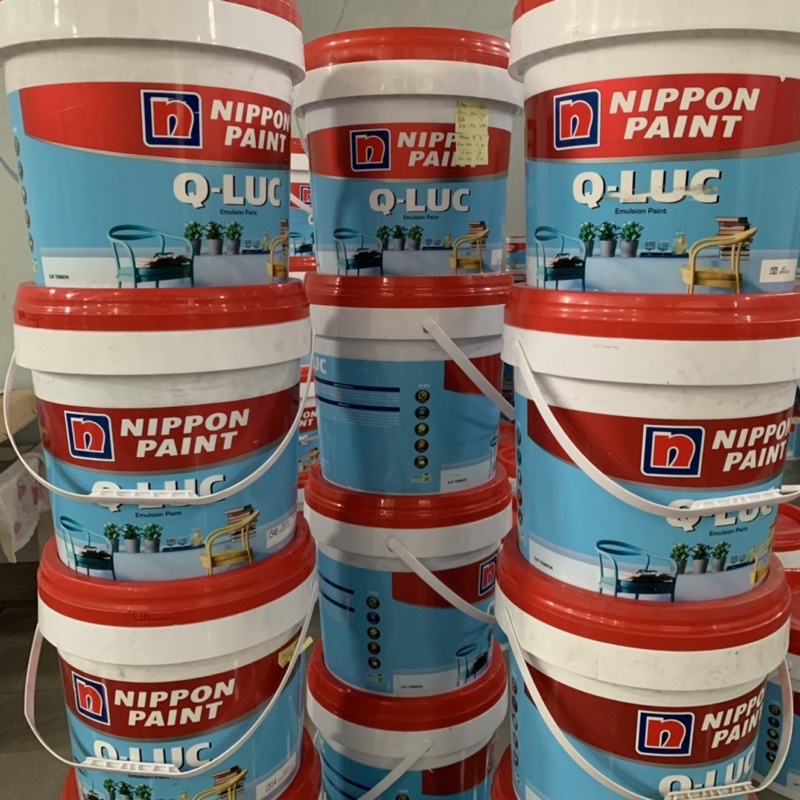 CAT TEMBOK QLUC 1 PAIL / CAT INTERIOR NIPPON PAINT 18 KG 1 EMBER / CAT DINDING MURAH EKONOMIS