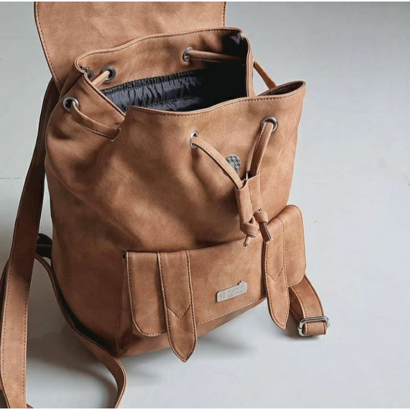 Tas Ransel Makayla Camel Rumah Warna