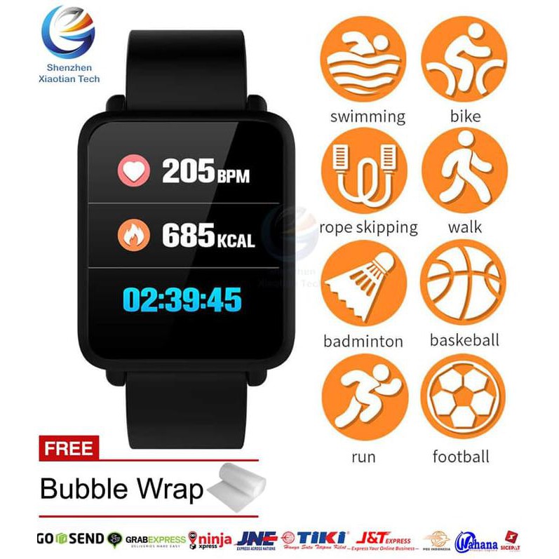 barang berkualitas | pengiriman cepat | kualitas terbaik Smart Watch B57 Waterproof Smartwatch Blood