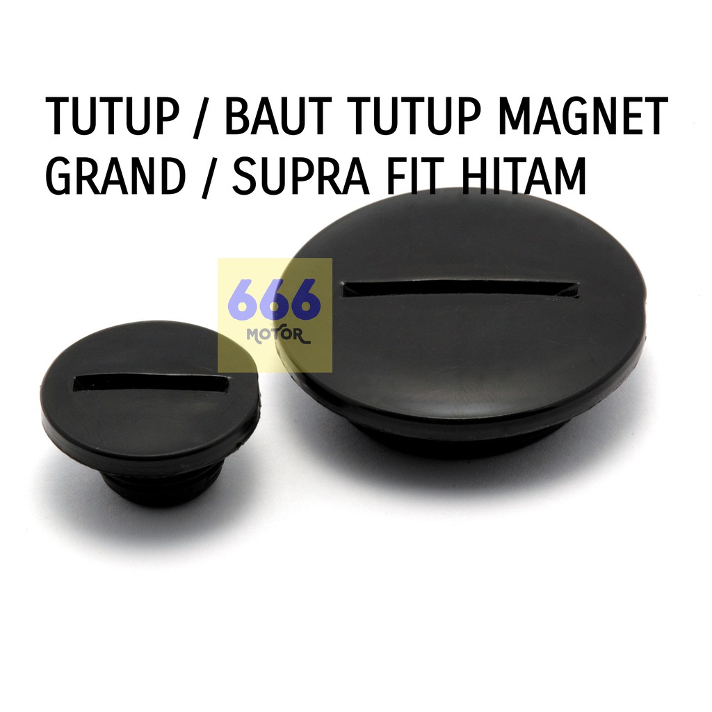 TUTUP / BAUT TUTUP MAGNET GRAND / SUPRA FIT HITAM