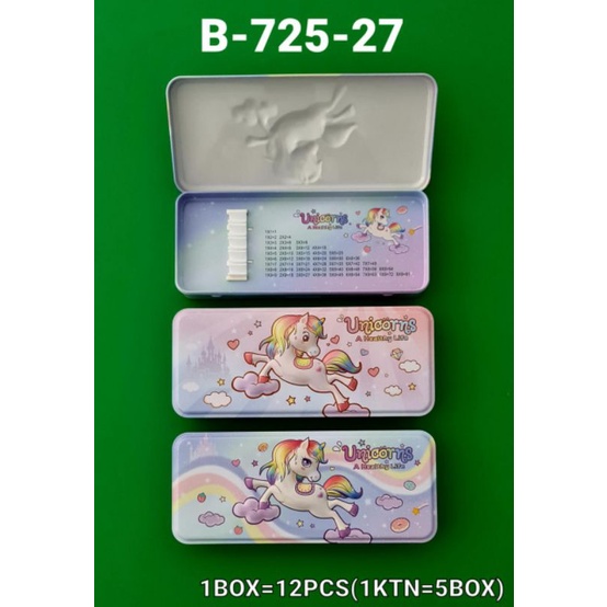 

KOTAK PENSIL KALENG UNICORN B 725