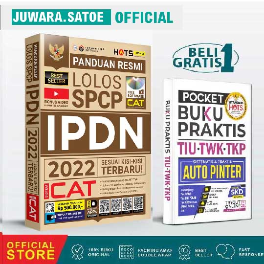 BUKU IPDN 2021 - 2022 PANDUAN LOLOS SPCP IPDN NEW UPDATE BONUS BUKU POKCET TIU TWK TKP