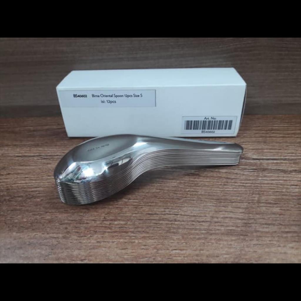 BIMA ORIENTAL SPOON SIZE S BS40602 SENDOK BEBEK LUSINAN DUS POLOS