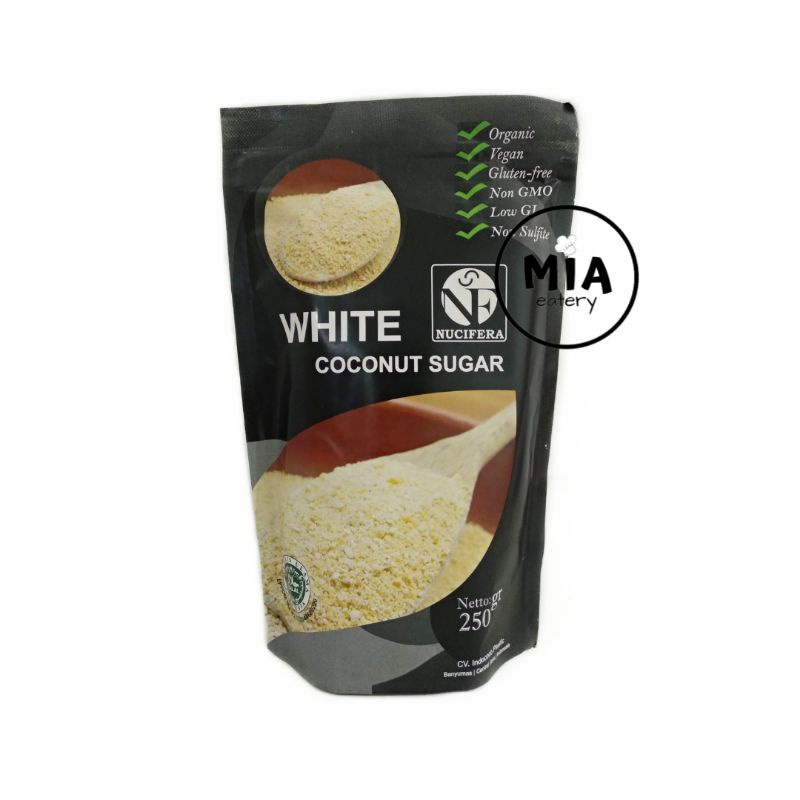 

Organic White Coconut Sugar Nucifera 250g pengganti gula pasir