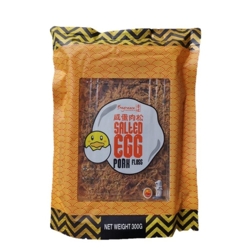 

Fragrance Crispy Pork Floss Salted Egg Abon Babi Telur Asin Singapore Premium Pork Floss