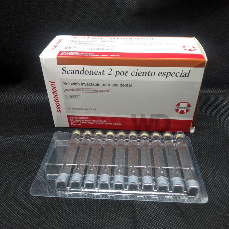 SCANDONEST 2% SPECIAL AMPUL CARPULE