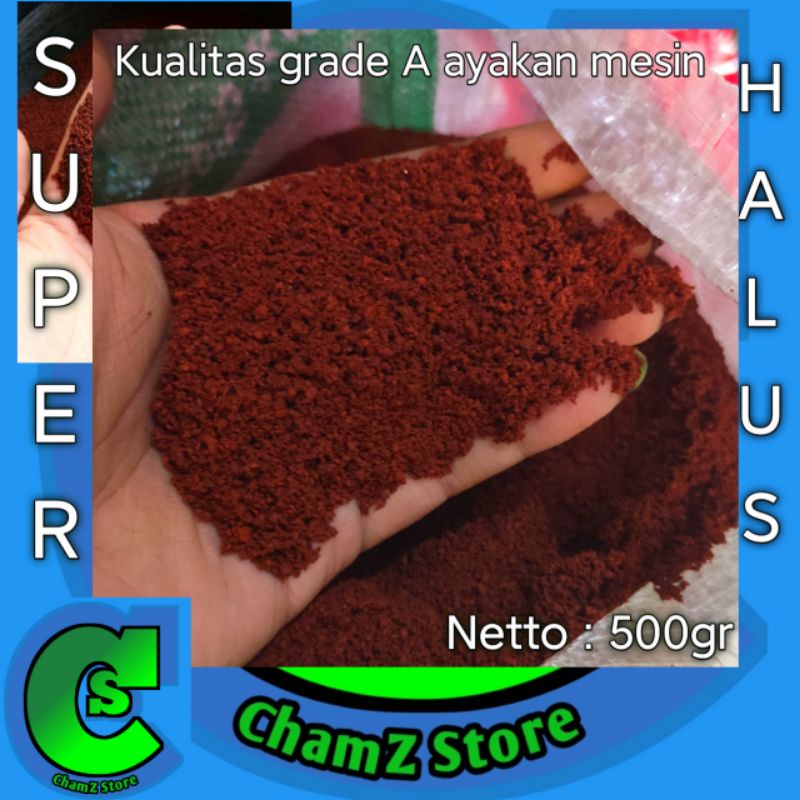 Pasir malang merah halus grade A / Pasmal merah halus 0.5 grade A / Pasir malang merah halus 0.5 Grade aquascape 500gr