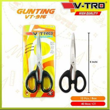 

12 pcs V -TRO 916 Gunting serbaguna gunting kertas ukuran tanggung