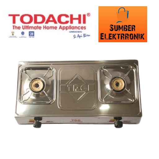 KOMPOR GAS TODACHI 2 TUNGKU BM 2000 LUXURY