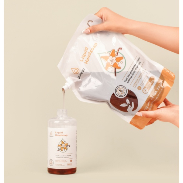 PURECO - Liquid Hand Soap REFILL POUCH 1450ml
