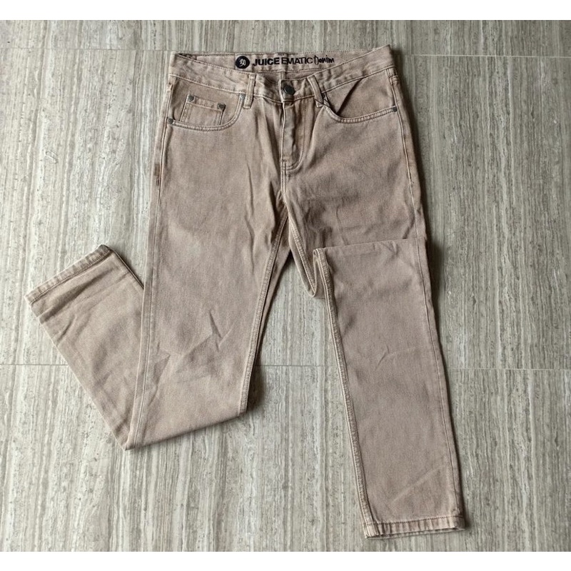 Celana jeans juiceematic form 1805 khaki