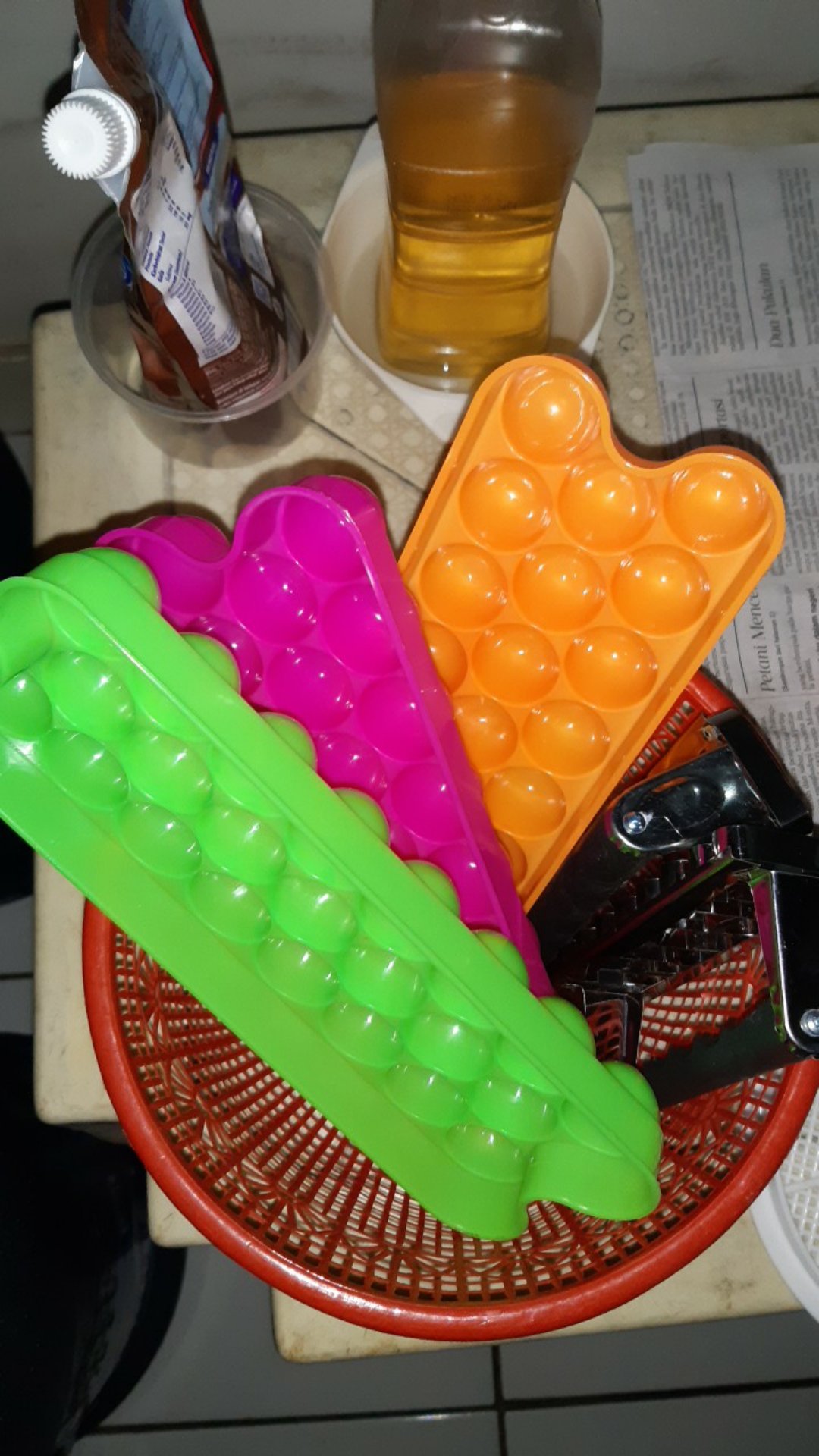 Cetakan Agar  Telor Puyuh (3set)