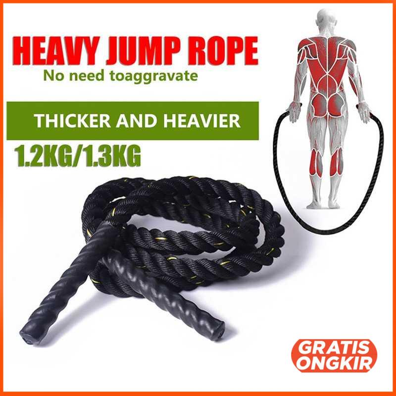 Tali Skipping Jump Rope Heavy Power Training 3mx25mm BJR002