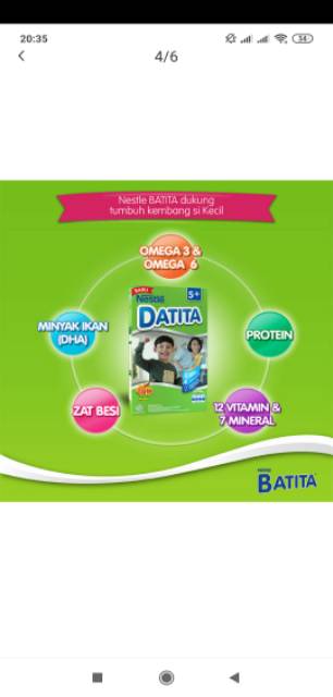 nestle BATITA DATITA madu / vanila 850 Gr exp 2024