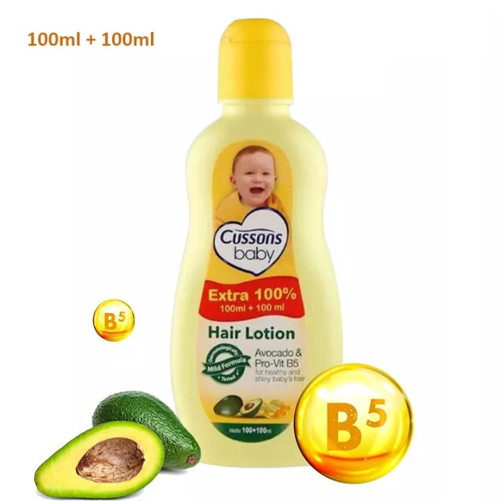 CUSSONS Baby Hair Lotion | Lotion Rambut Bayi | Minyak Rambut | 50+50ml | 100+100ml ✔️BPOM (KIM)