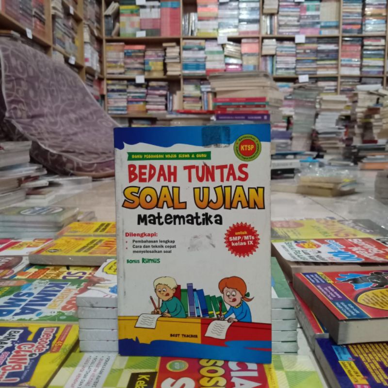 Obral Buku Kumpulan Soal | Rumus | Contekan | Bimbel | Buku Saku | SD SMP SMA | murah original-Bedah mtk smp