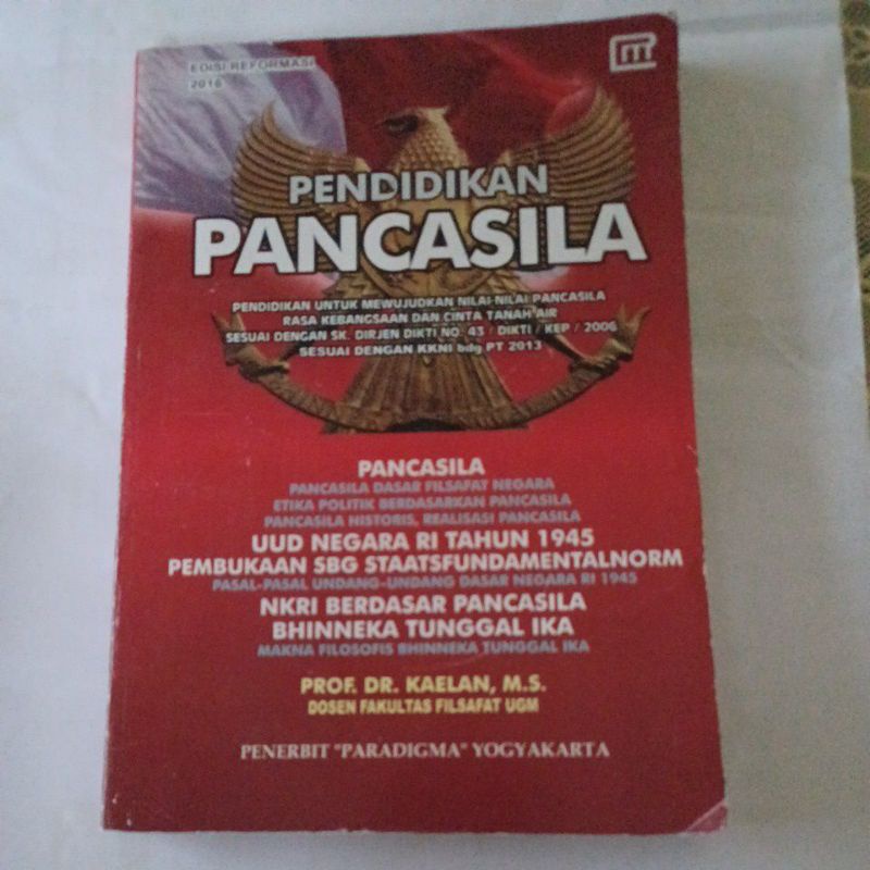 Pendidikan pancasila Kaelan