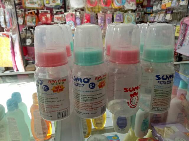Botol Susu Bayi Sumo BPA free Dot Silicone Bisa di rebus 120 ml