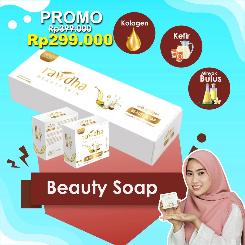 ™SO­ Sabun Collagen Wajah Kombinasi - Sabun Pemutih Wardah Untuk Pria