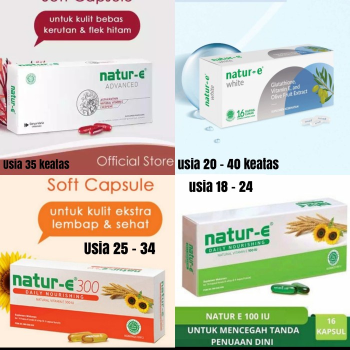 NATUR-E CAPSULE  vitamin E suplemen